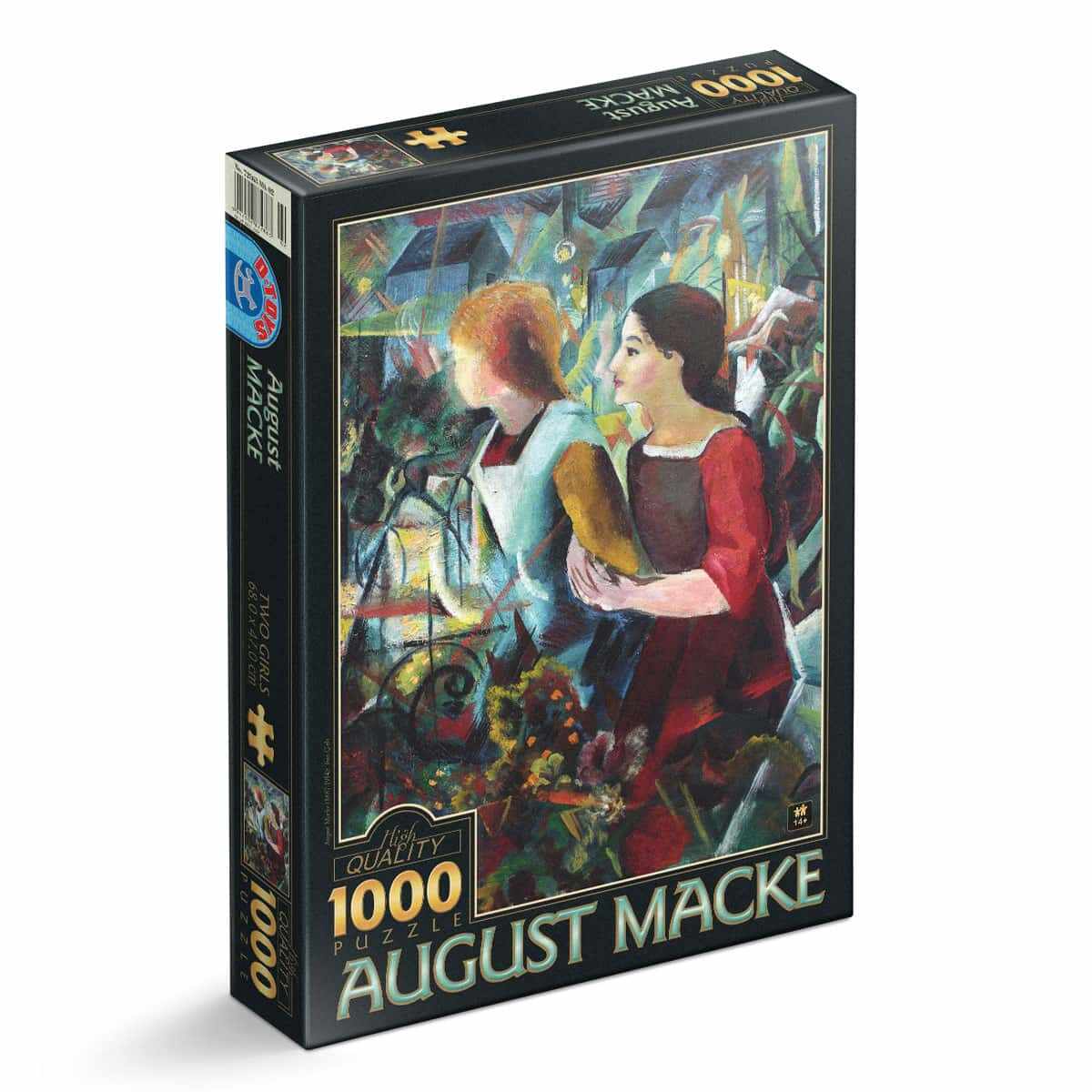Puzzle August Macke - Puzzle adulți 1000 piese - Two Girls/Două fete