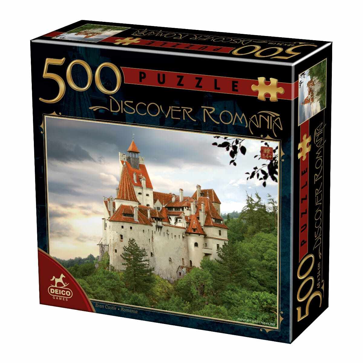 Puzzle Castelul Bran - Puzzle 500 piese - Discover Romania