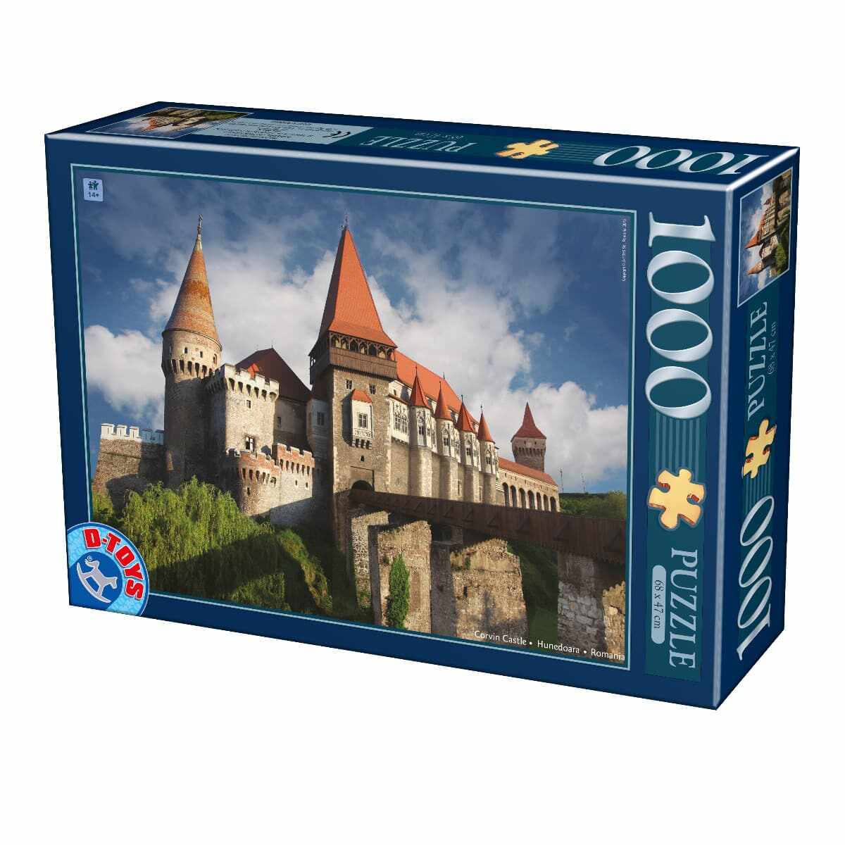 Puzzle Castelul Corvinilor Hunedoara ziua - Puzzle adulți 1000 piese - Imagini din România