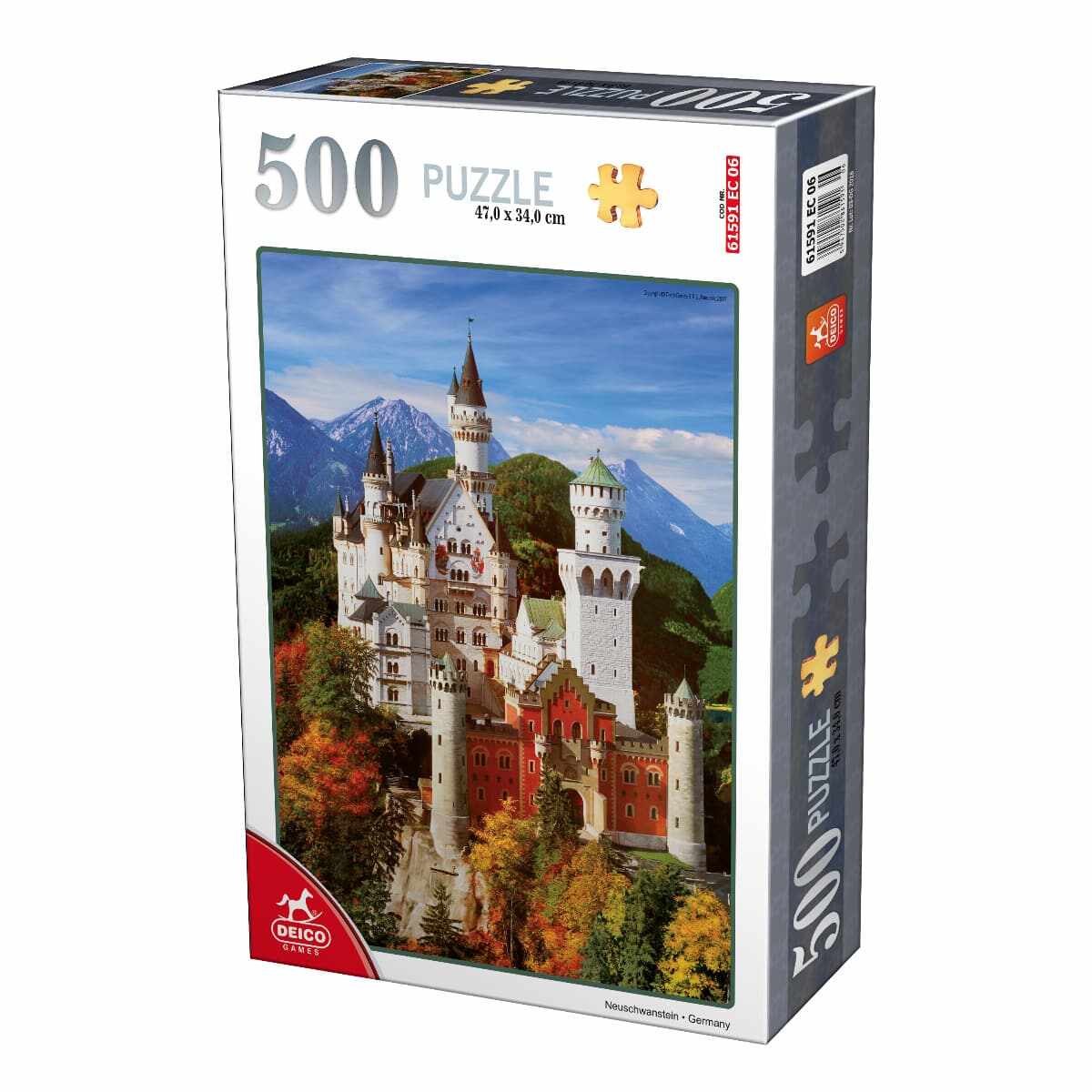 Puzzle Castelul Neuschwanstein - Puzzle 500 piese
