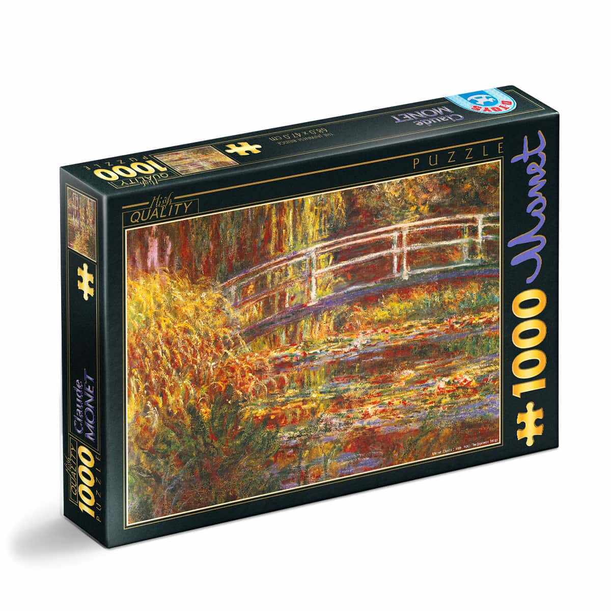 Puzzle Claude Monet - The Japanese Bridge - Puzzle adulți 1000 piese