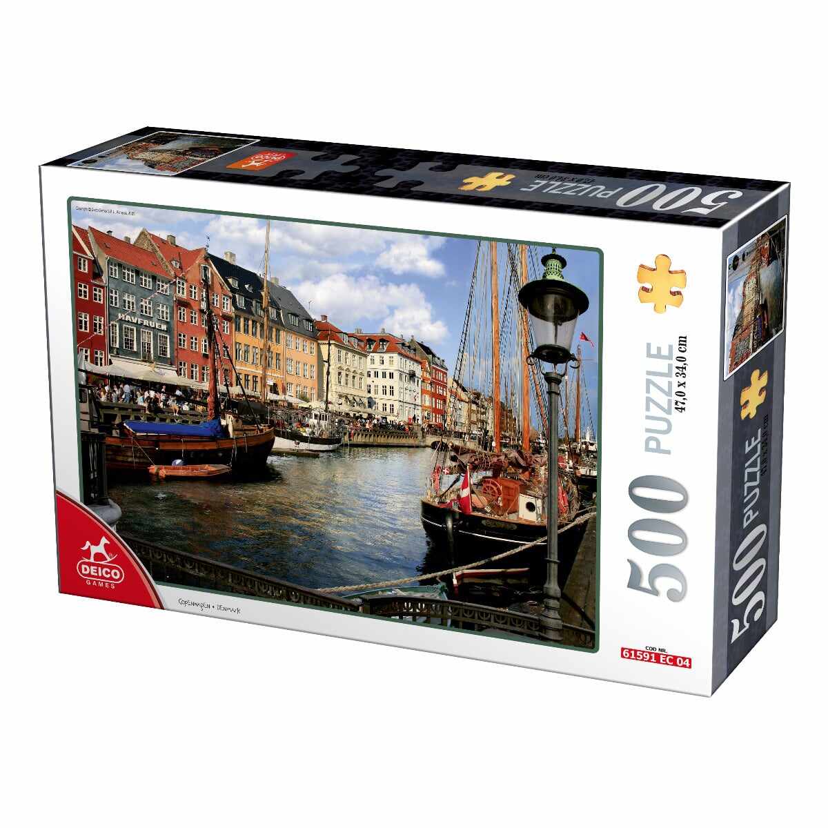 Puzzle Copenhaga - Puzzle 500 piese