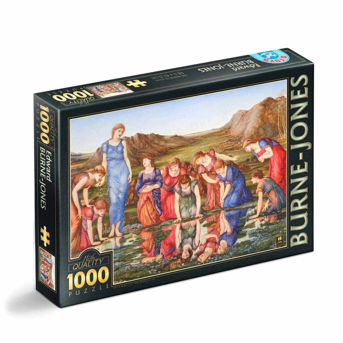 Puzzle Edward Burne-Jones - Puzzle adulți 1000 piese - The Mirror of Venus Puzzle