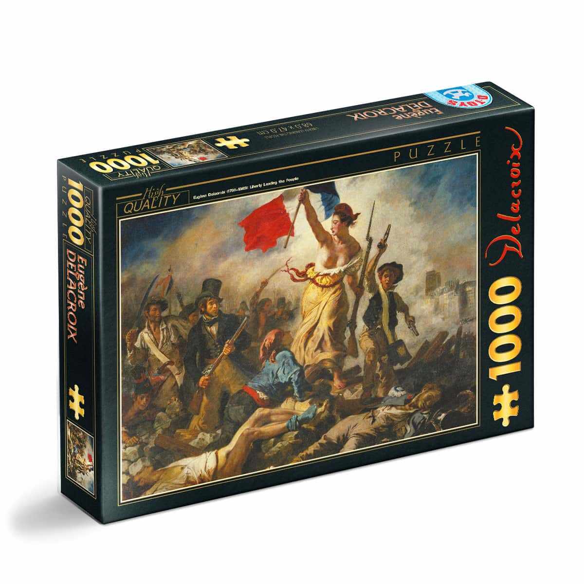 Puzzle Eugène Delacroix - Puzzle adulți 1000 piese - Liberty Leading the People