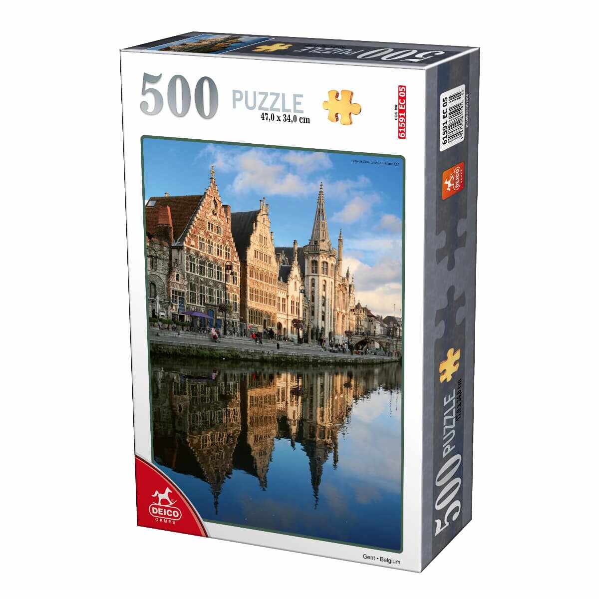 Puzzle Gent, Belgia - Puzzle 500 piese