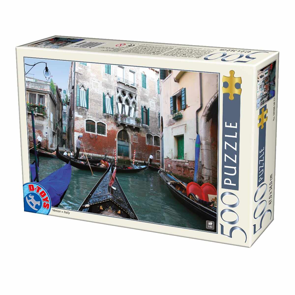 Puzzle Gondole, Veneția - Puzzle 500 - piese Peisaje de zi