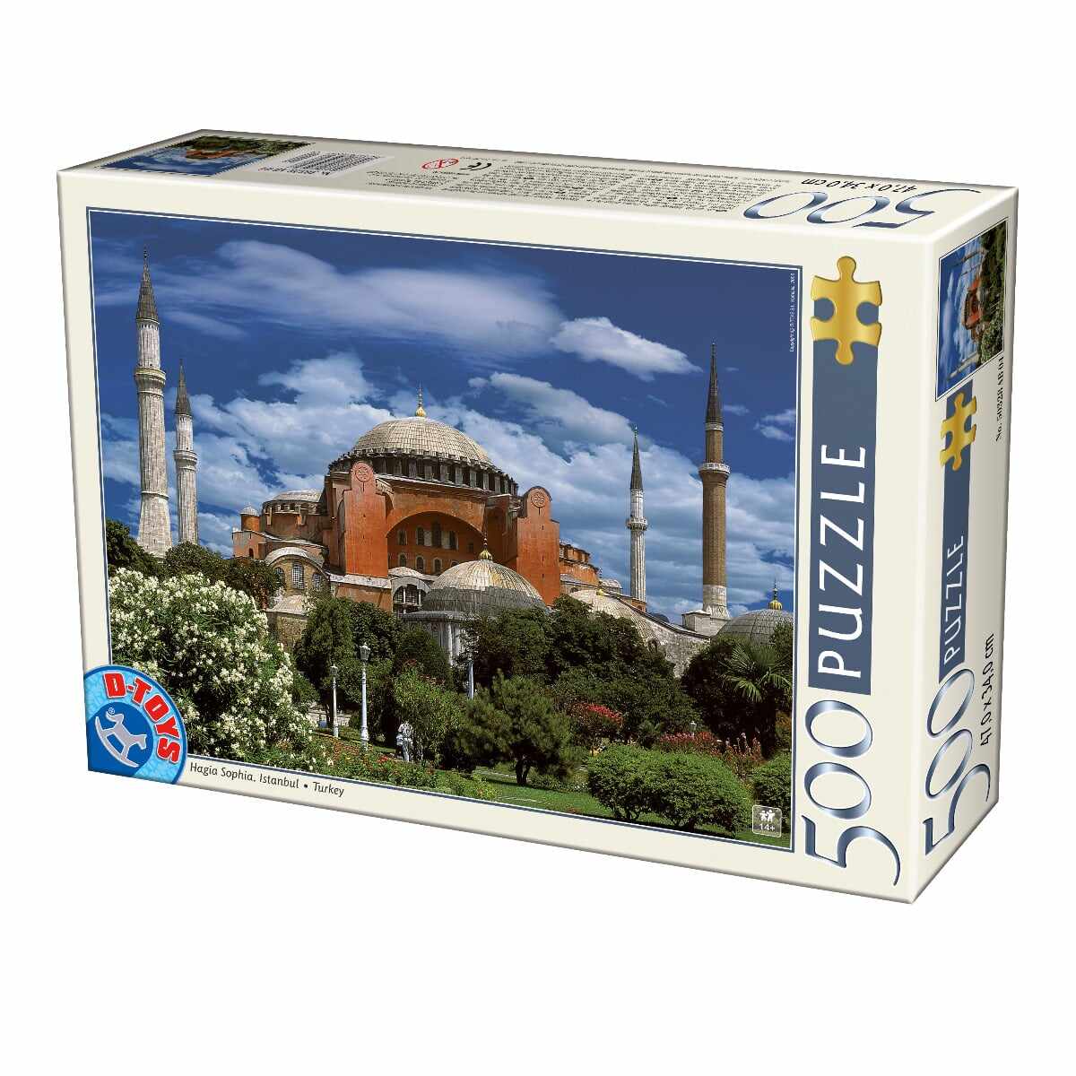 Puzzle Hagia Sophia, Istanbul - Puzzle 500 piese - Peisaje de zi