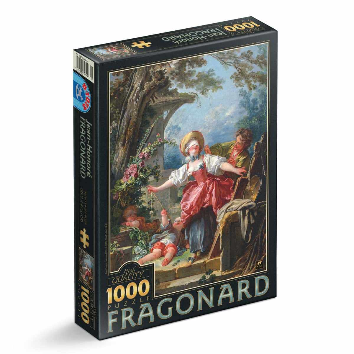 Puzzle Jean-Honoré Fragonard - Puzzle adulți 1000 Piese - Blind Mans Bluff