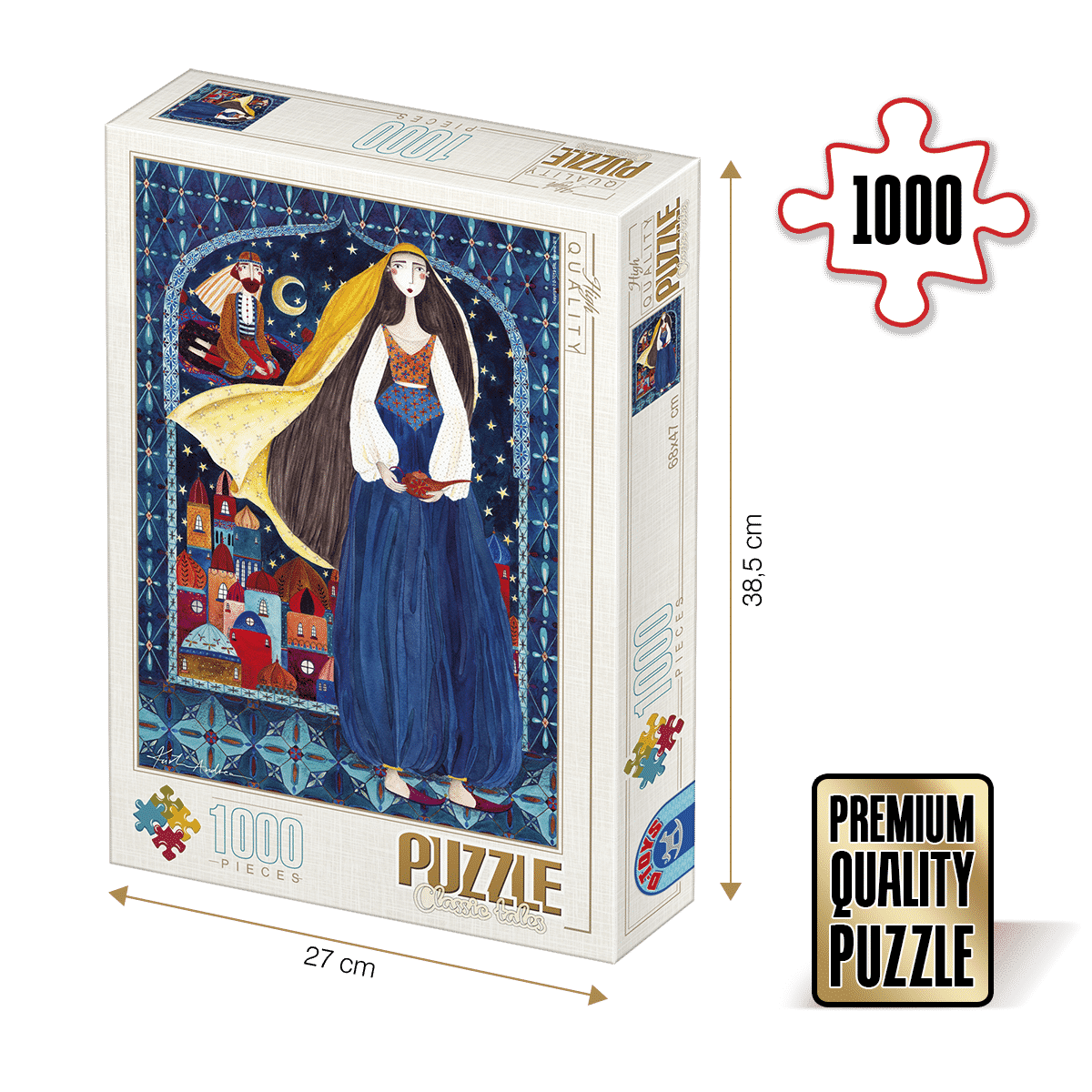 Puzzle Kürti Andrea - Puzzle adulți 1000 piese - Arabian Nights/ O mie și una de nopți