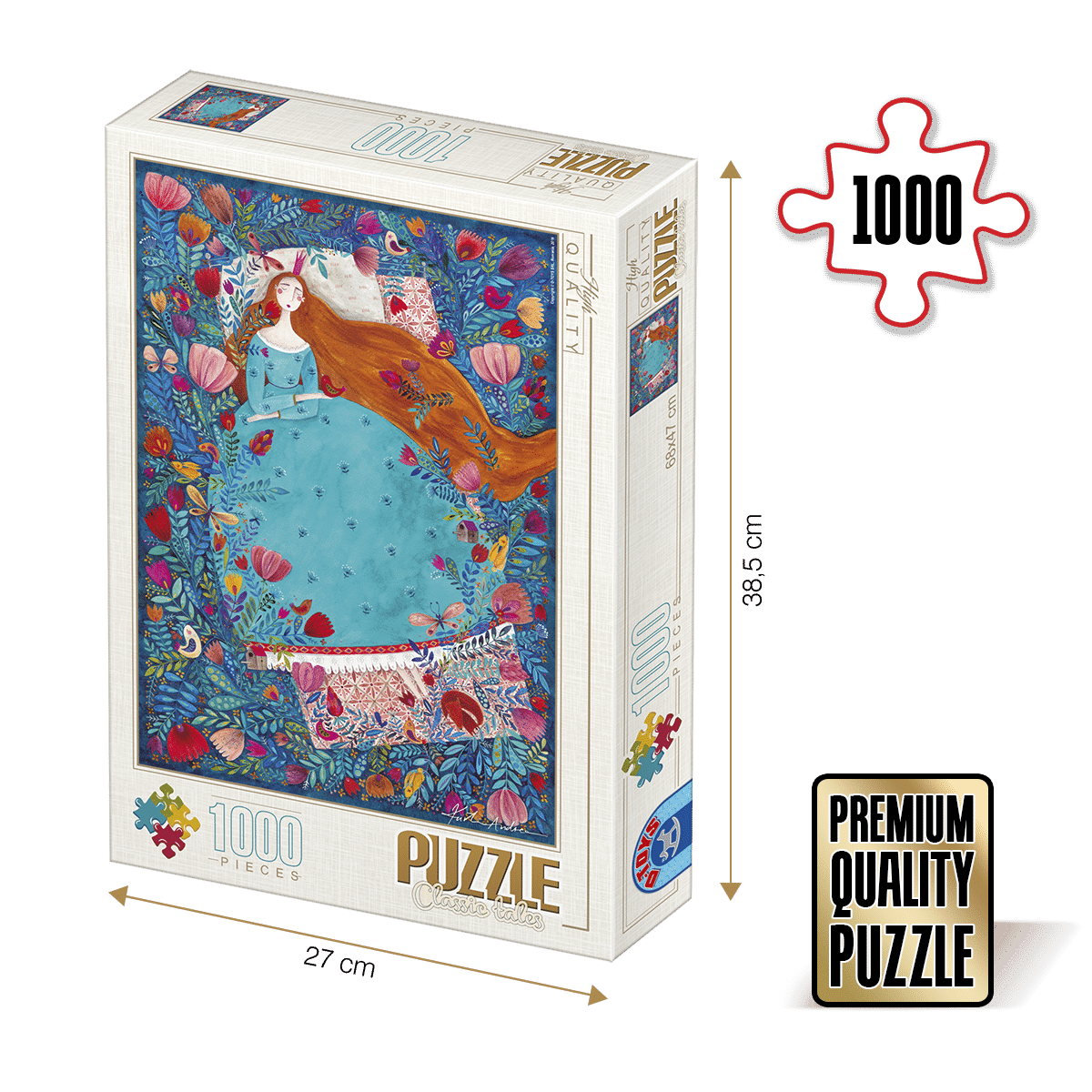 Puzzle Kürti Andrea - Puzzle adulți 1000 piese - Sleeping Beauty/Frumoasa adormită