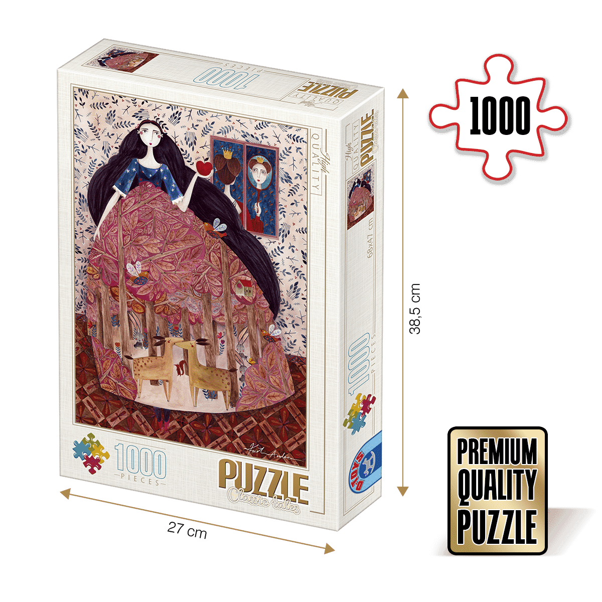 Puzzle Kürti Andrea - Puzzle adulți 1000 piese - Snow White/Albă ca Zăpada