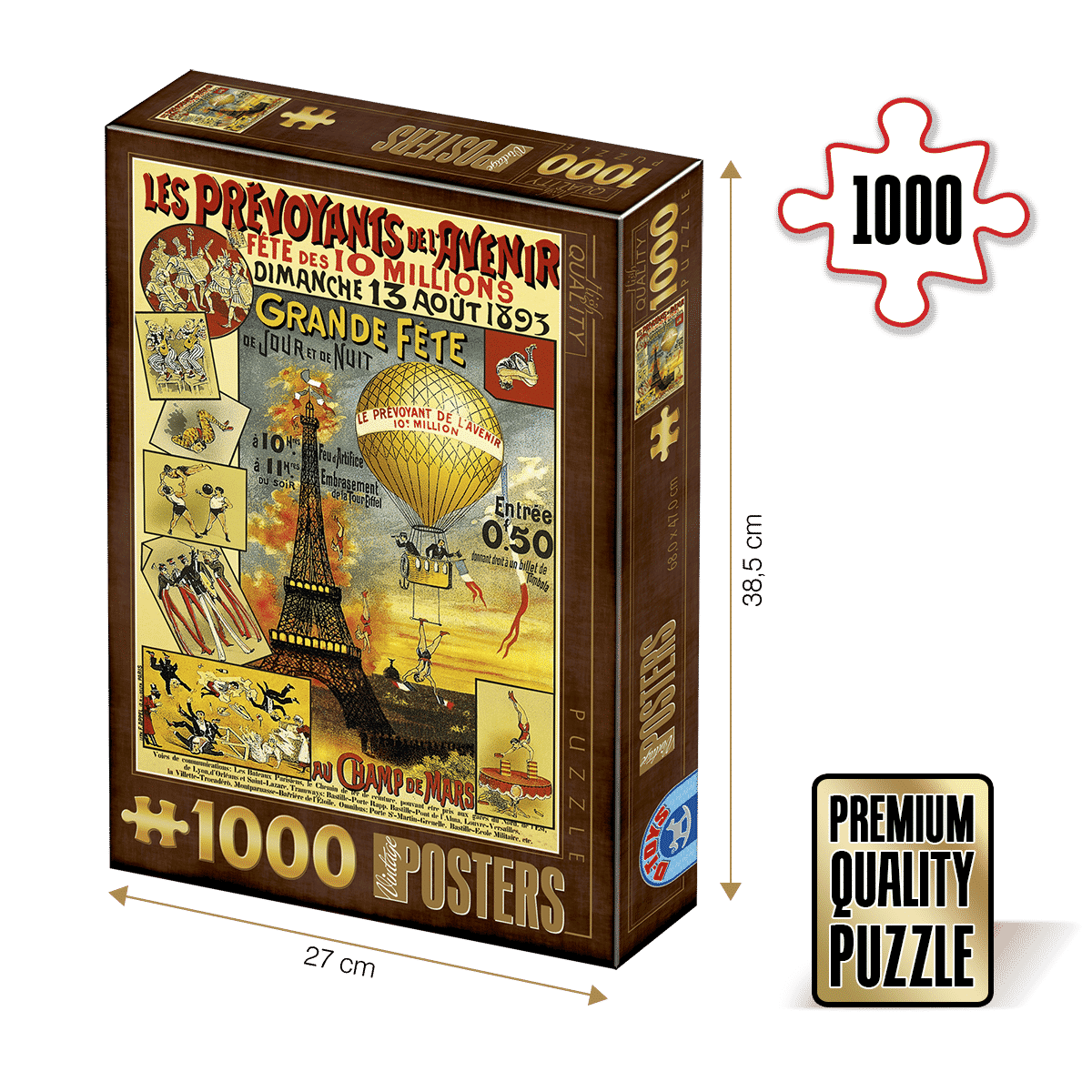 Puzzle Les Prevoyants de Lavenir - Puzzle adulți 1000 piese - Vintage Posters