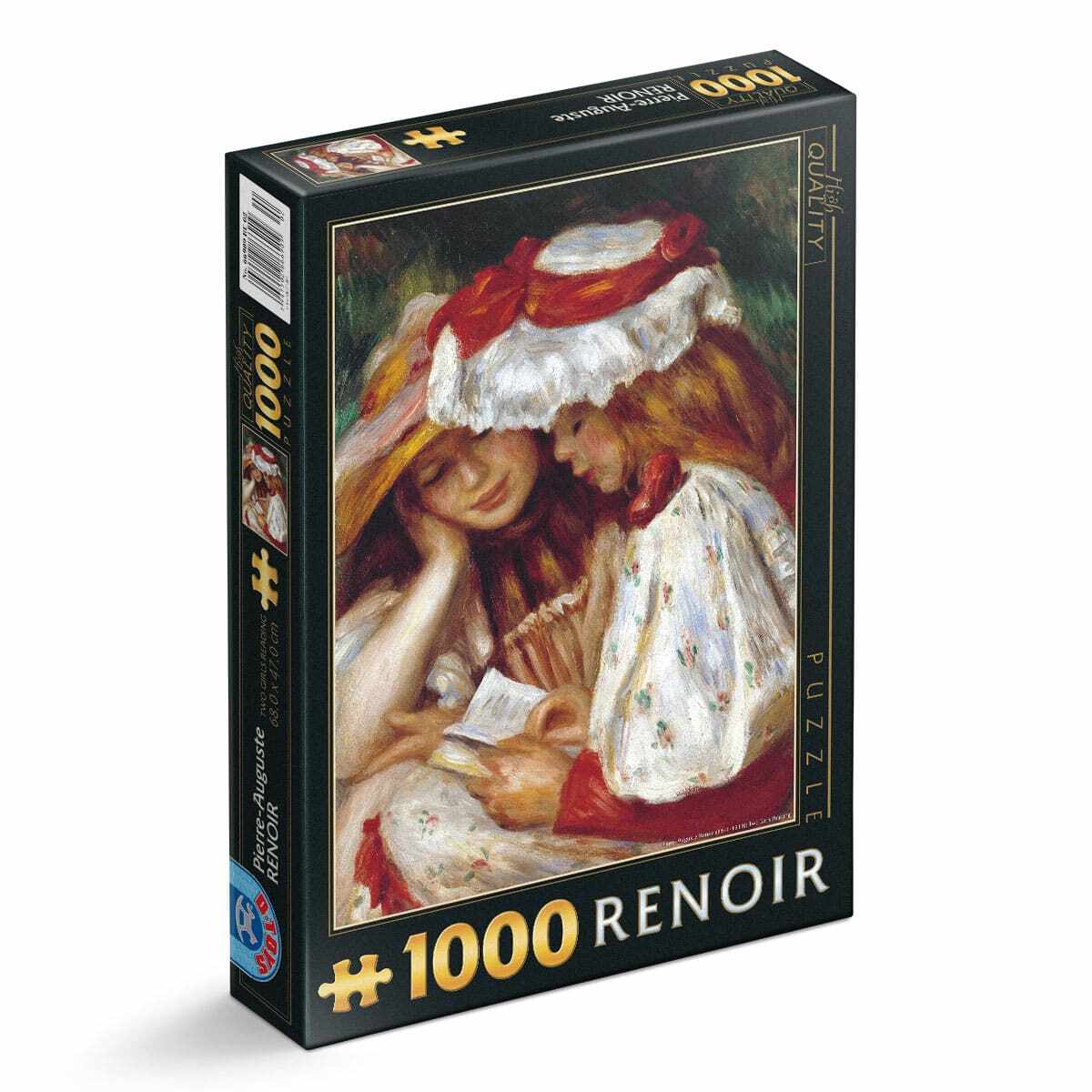 Puzzle Pierre-Auguste Renoir - Puzzle adulți 1000 piese - Two Girls Reading