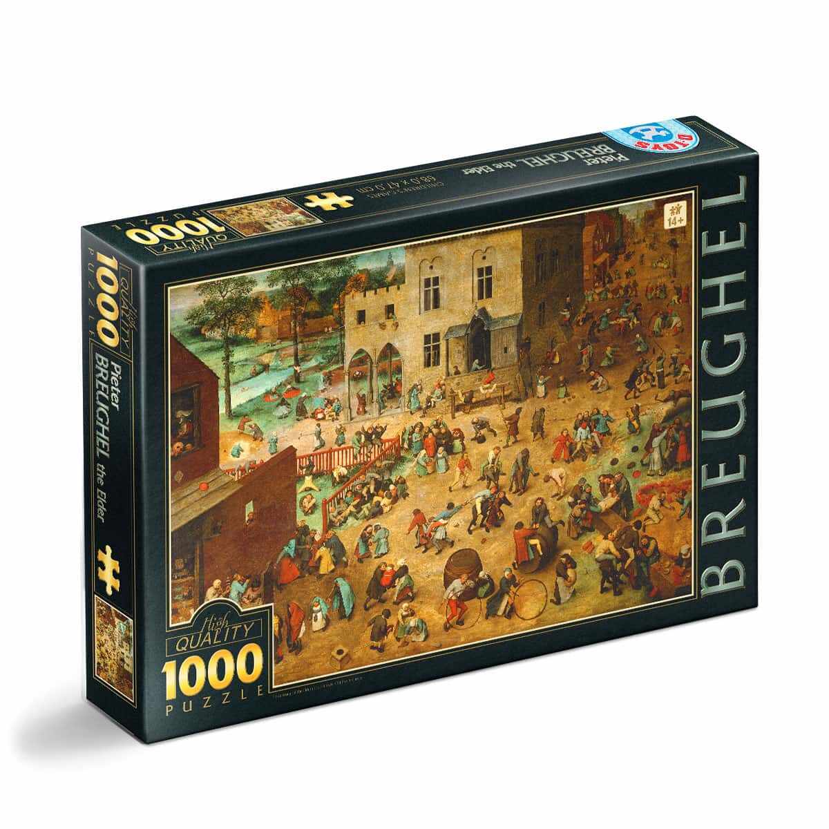 Puzzle Pieter Bruegel cel Bătrân - Puzzle adulți 1000 piese - Childrens Games/Jocuri de copii