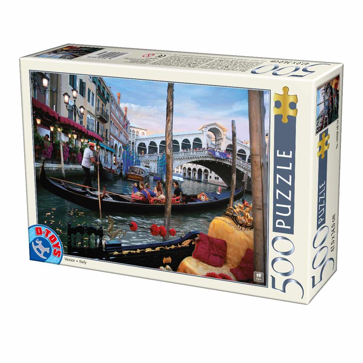 Puzzle Veneția - Puzzle 500 piese - Peisaje de zi