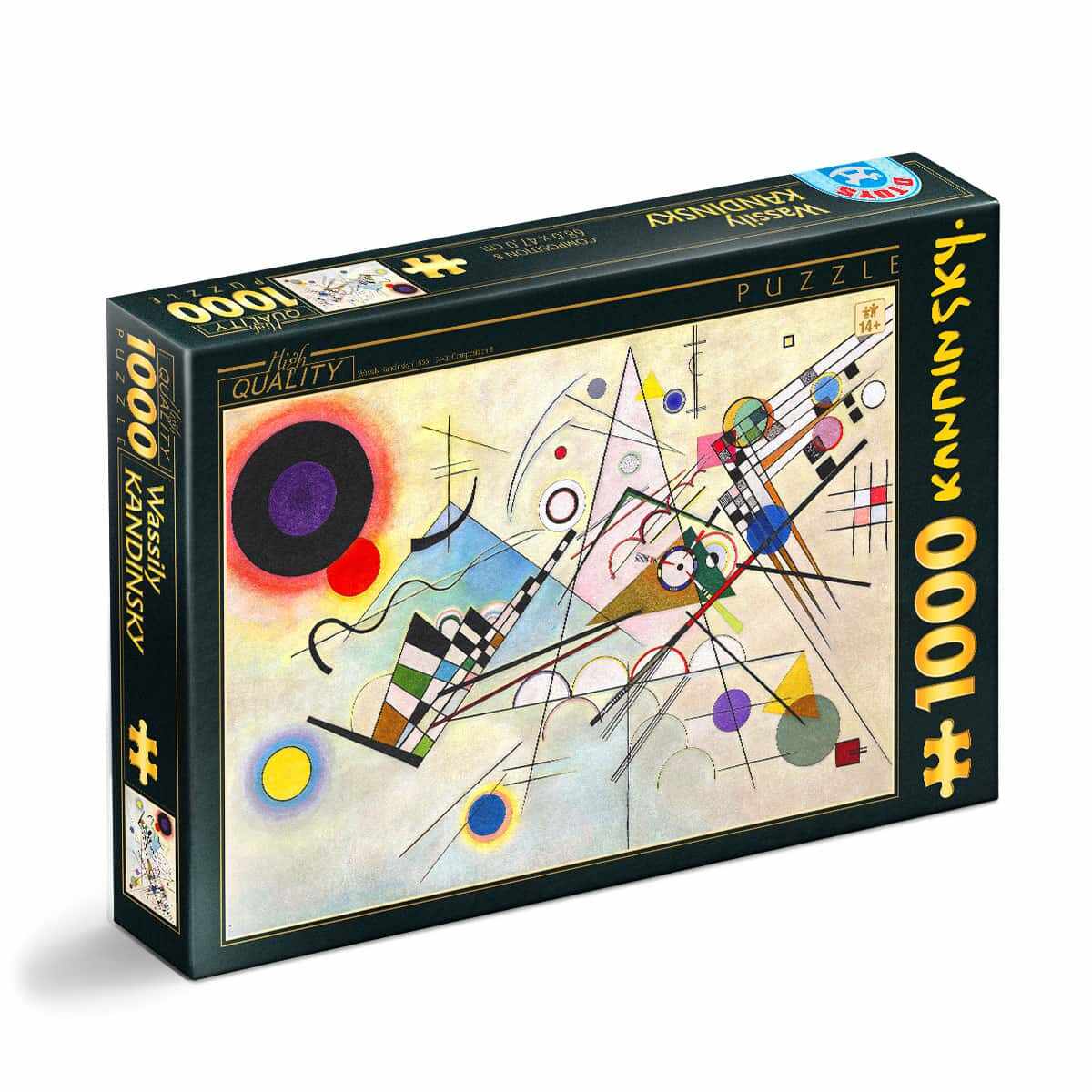 Puzzle Wassily Kandinsky - Puzzle adulți 1000 piese - Composition 8/Compoziție 8