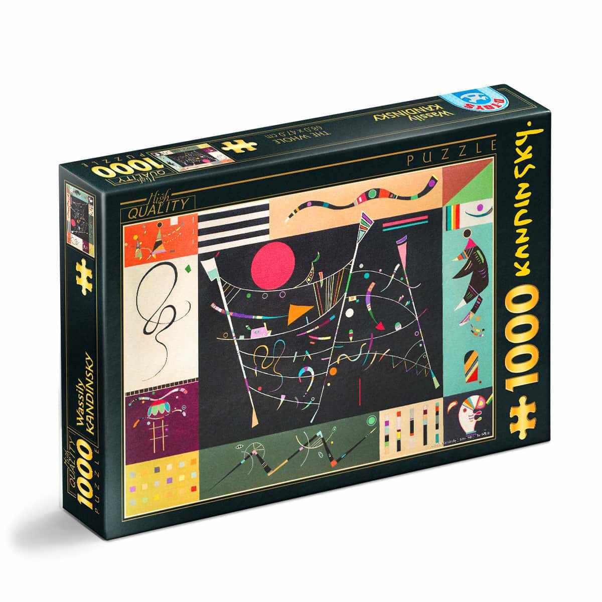 Puzzle Wassily Kandinsky - Puzzle adulți 1000 piese - The Whole