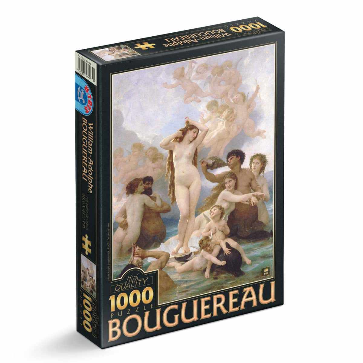 Puzzle William-Adolphe Bouguereau - Puzzle adulți 1000 piese - The Birth of Venus