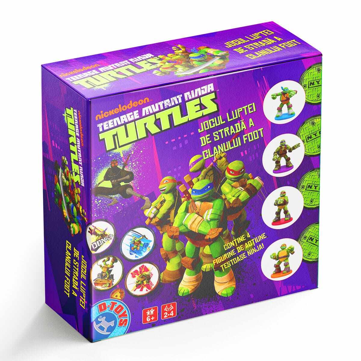 Teenage Mutant Ninja Turtles - Joc de societate cu Țestoasele Ninja