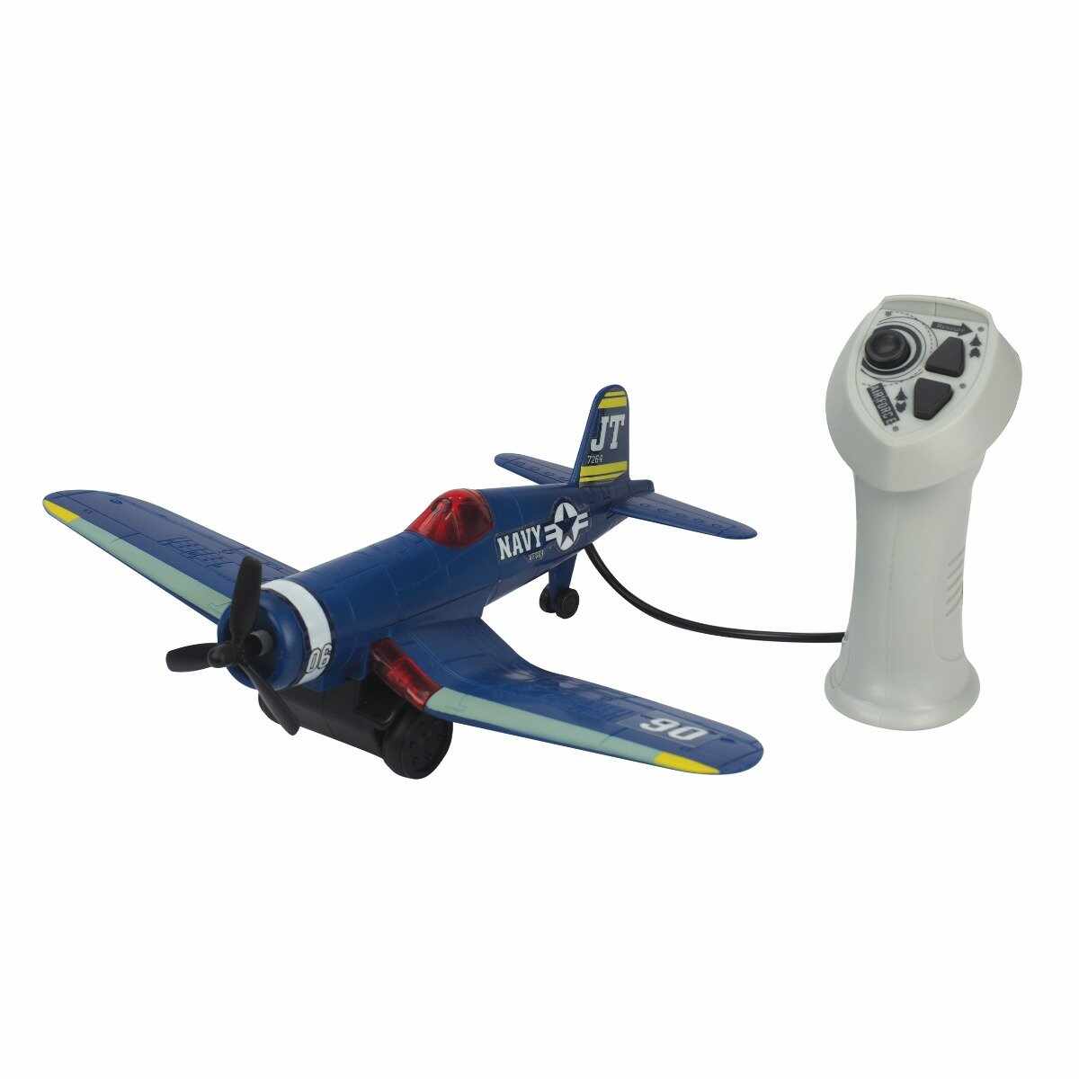 Avion de lupta cu telecomanda cu fir, Air Forces, 90, Albastru