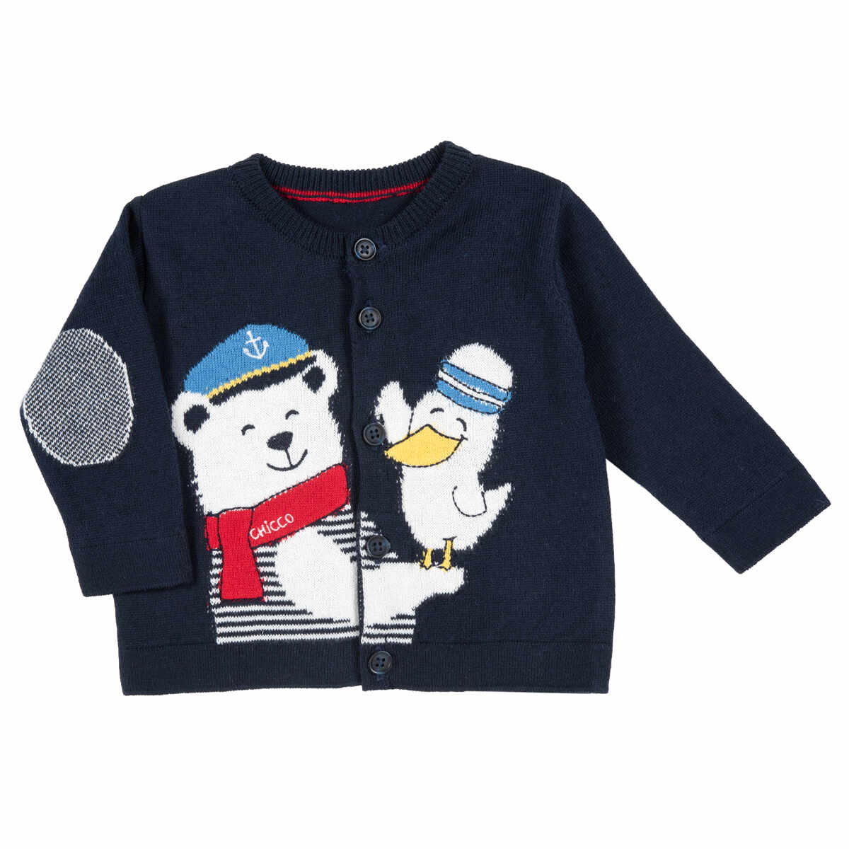 Cardigan tricotat pentru copii, Chicco, albastru, 96954