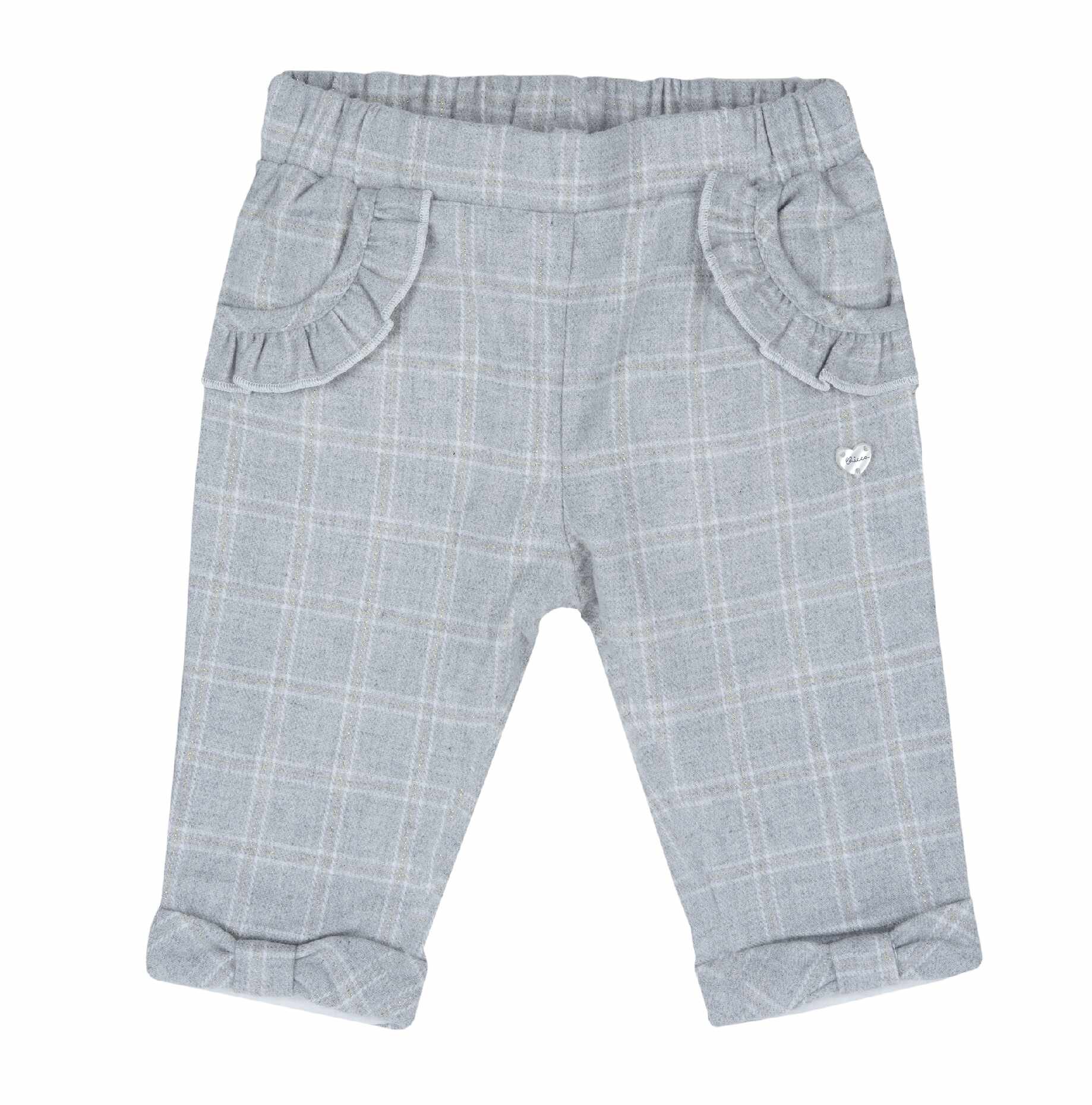 Pantaloni copii Chicco, gri deschis, 08681-63MFCO