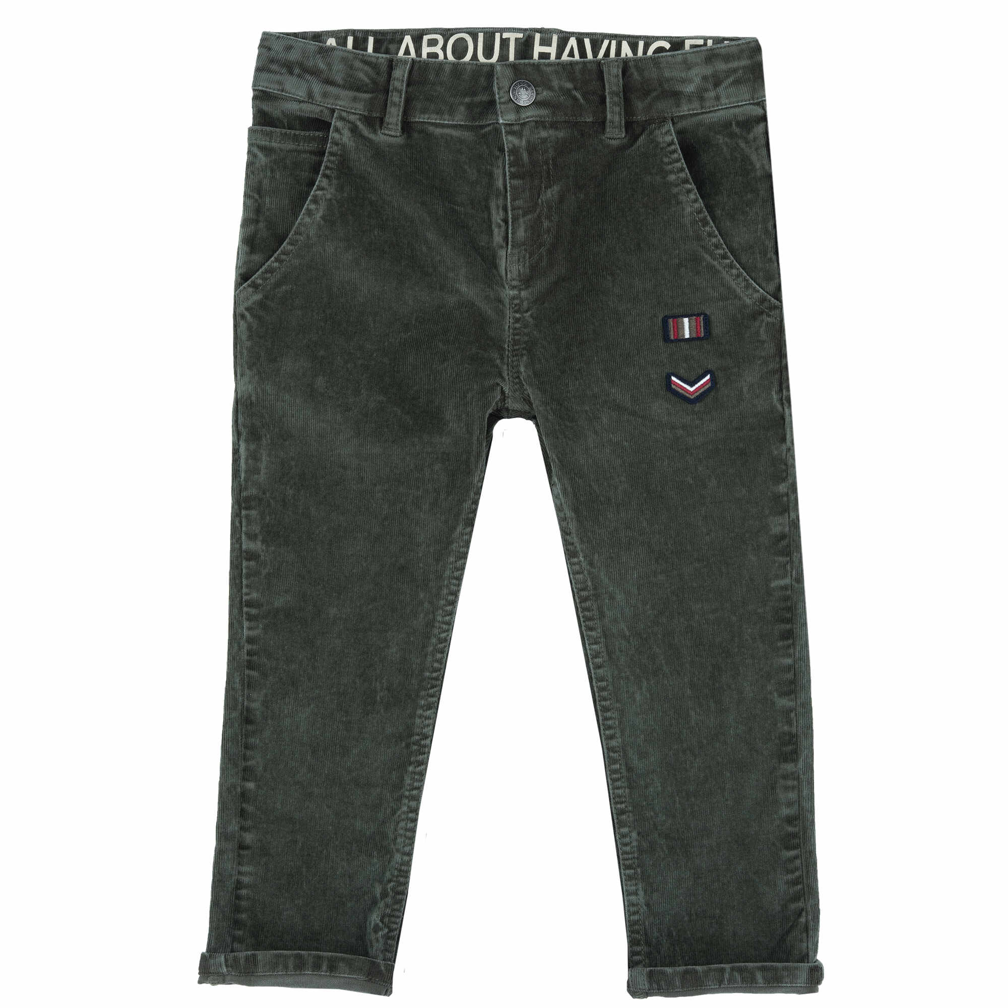 Pantaloni copii Chicco, kaki, 08707-63MC