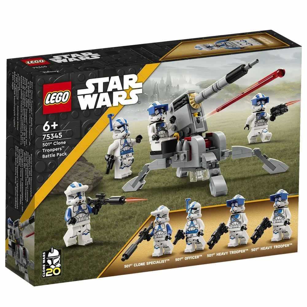 Lego Star Wars Pachet de lupta Clone Troopers divizia 501 75345