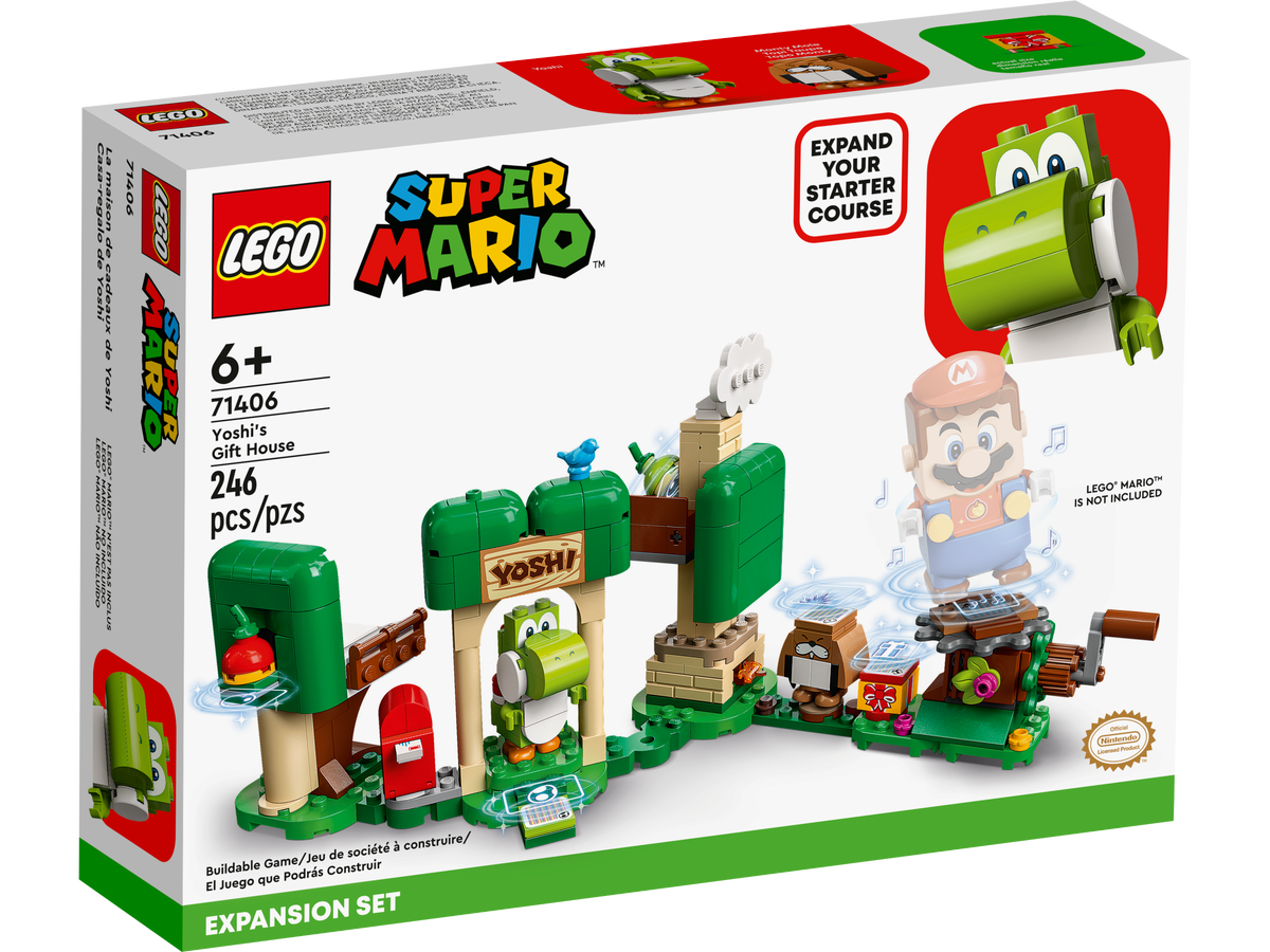 LEGO Super Mario - Yoshi’s Gift House Expansion Set (71406) | LEGO
