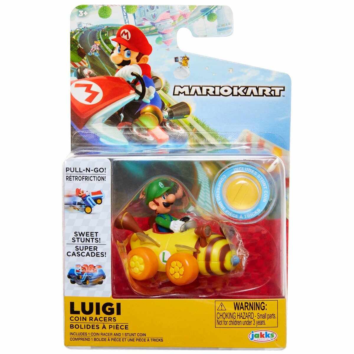 Figurina cu masinuta, Mario Kart, Luigi