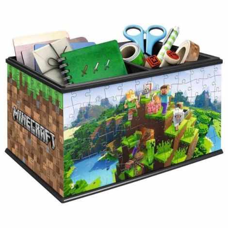 Puzzle 3D Cutie Depozitare Minecraft, 216 Piese