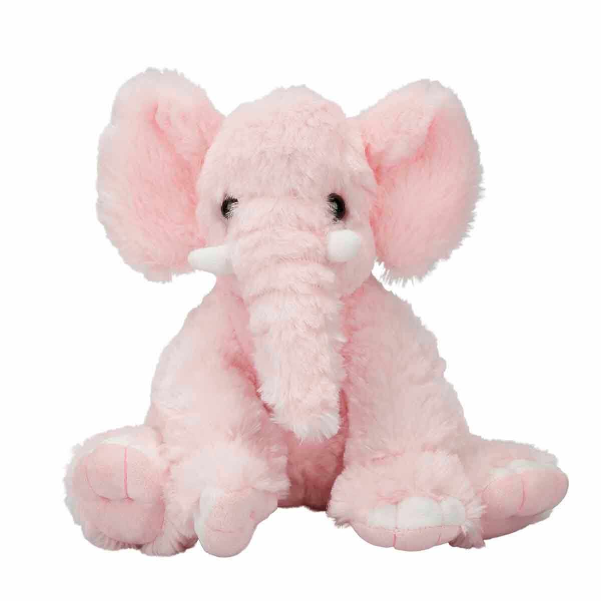 Jucarie de plus, Puffy Friends, Elefant, Roz, 30 cm