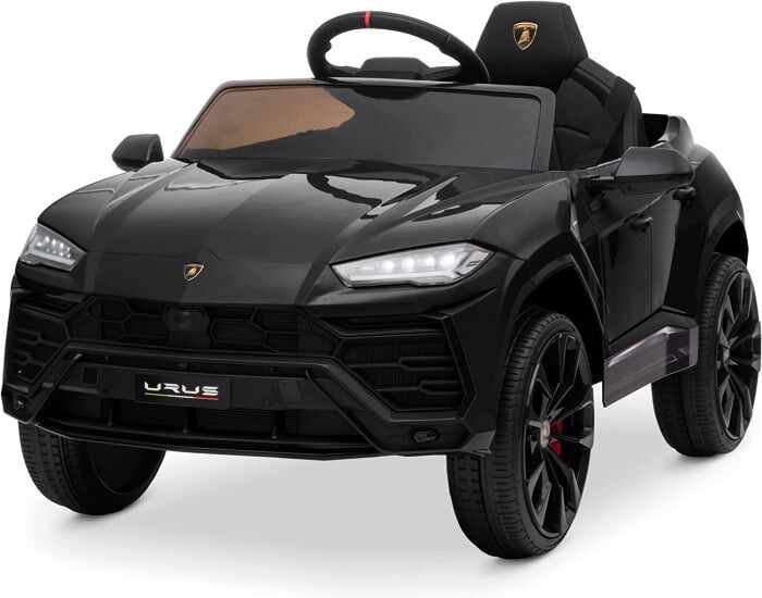 Masinuta electrica pentru copil 2-5 ani, Lamborghini Urus 70W 12V 7Ah, culoare Neagra