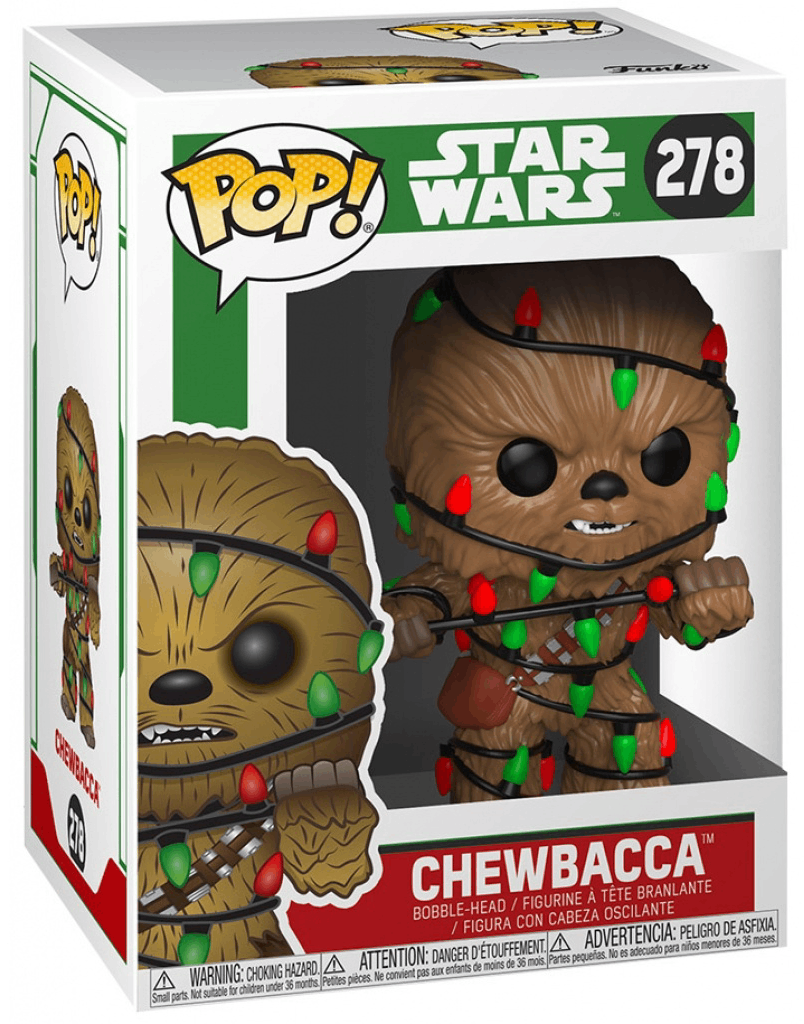 Figurina - Star Wars - Holiday Chewbacca with Lights | Funko