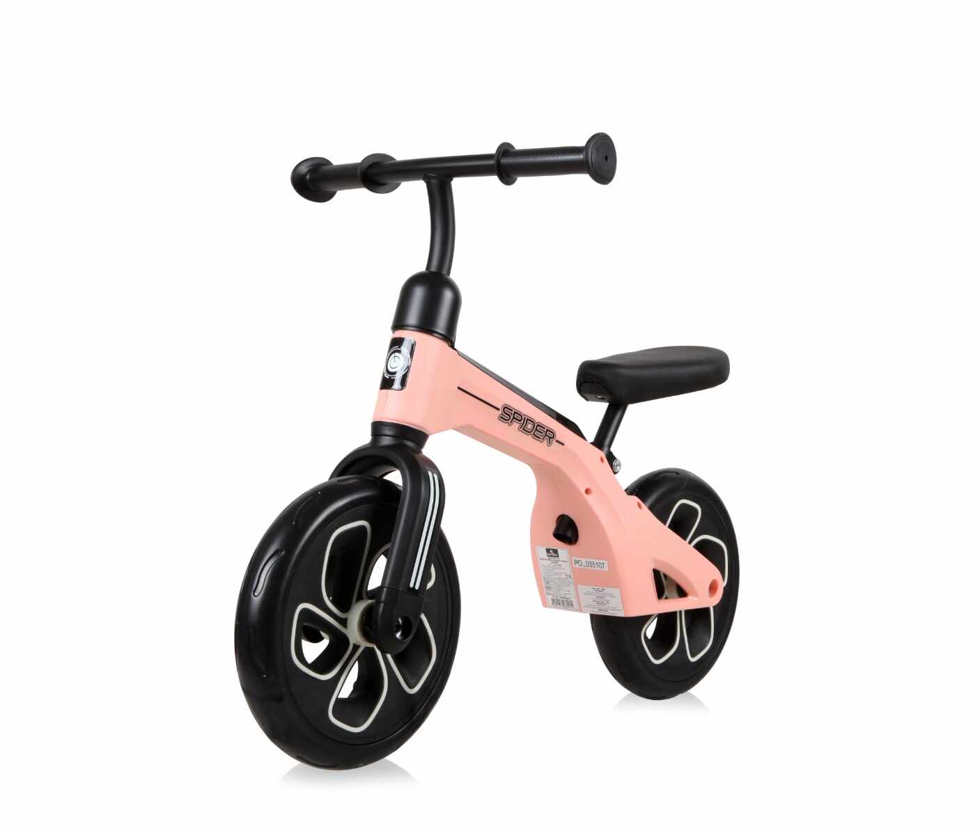 Bicicleta de tranzitie, fara pedale, roti mari, Lorelli Spider, Pink