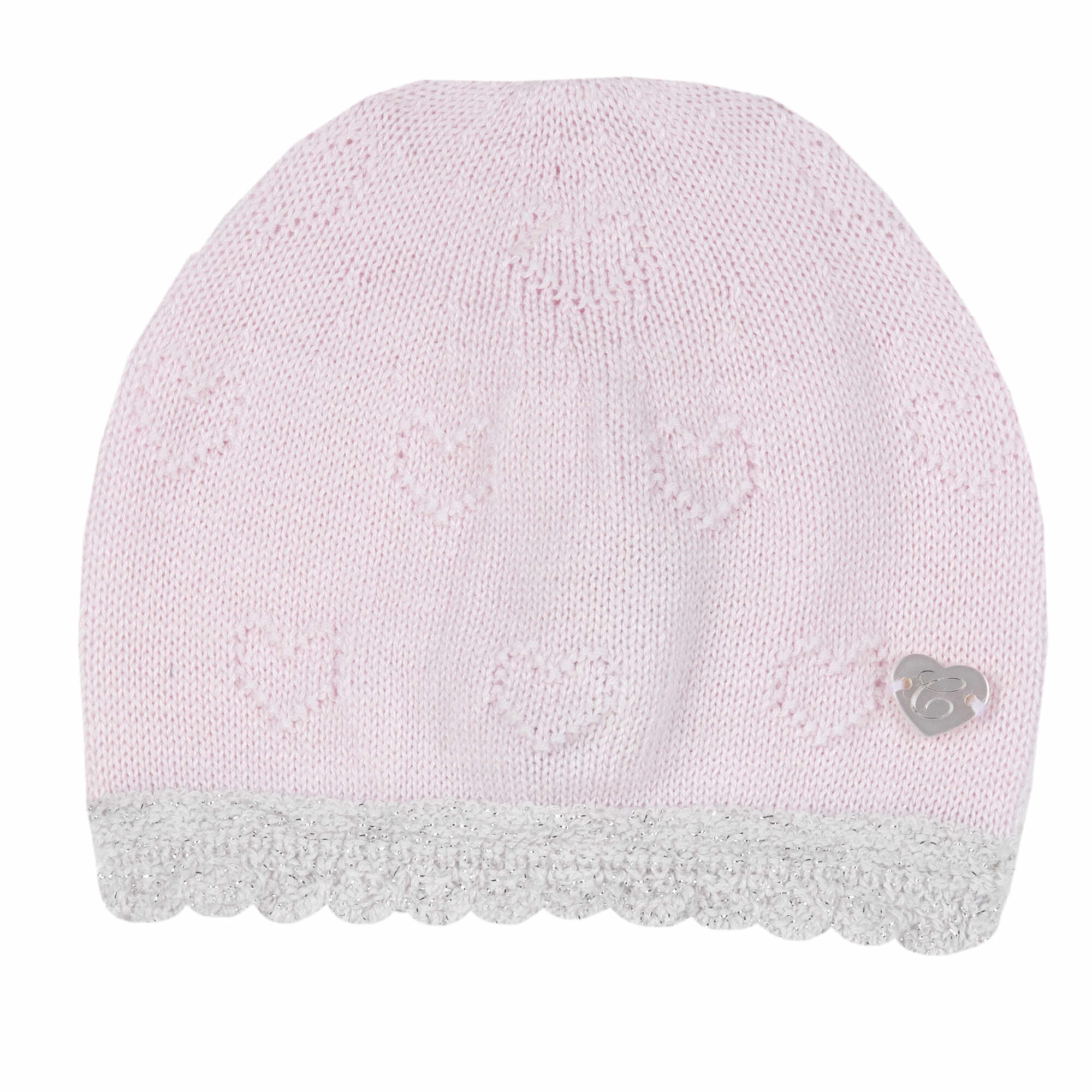 Caciulita bebe Chicco tricotata, roz, 42035