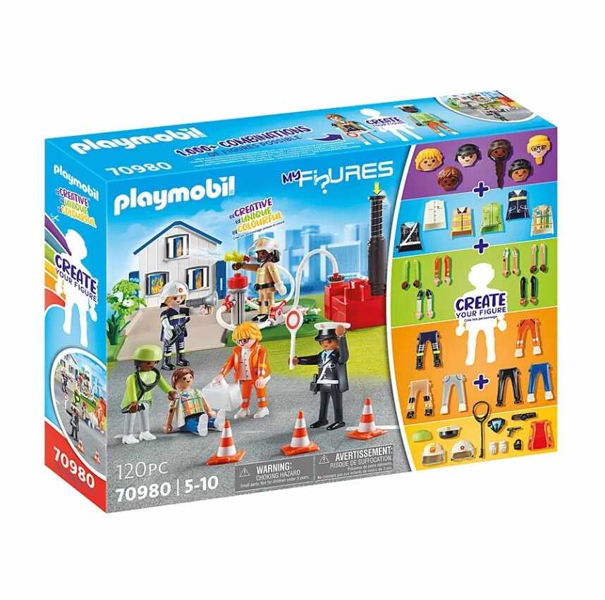 Playmobil PM70980 Creeaza Propria Figurina - Misiunea De Salvare