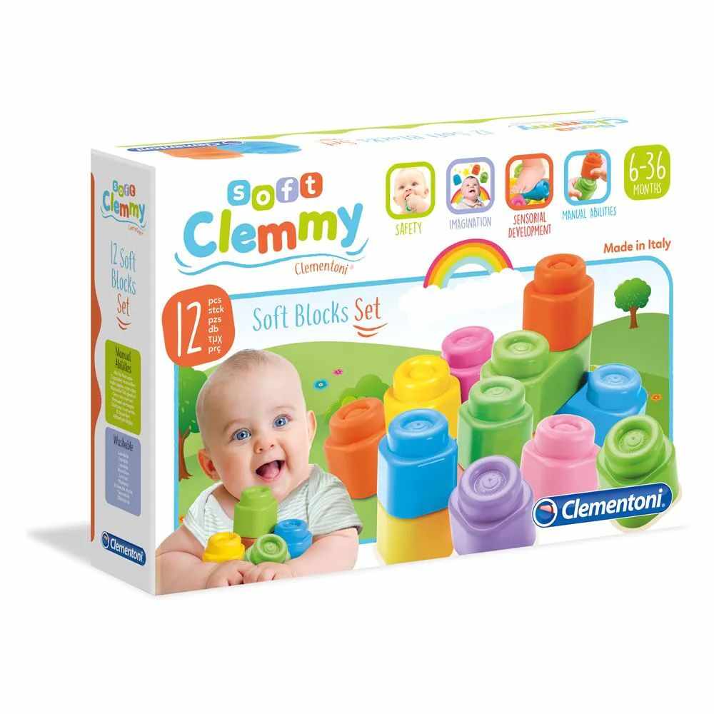 Set cuburi moi Clemmy Baby 12 piese
