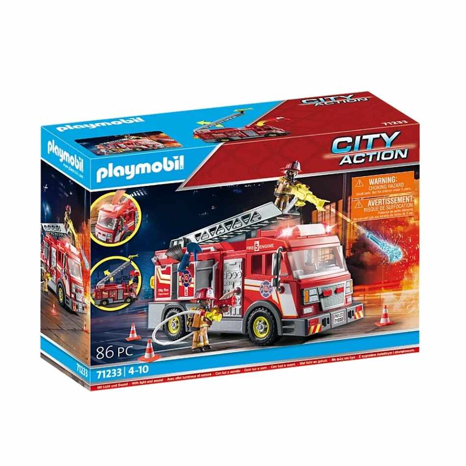 Playmobil PM71233 Camion De Pompieri US