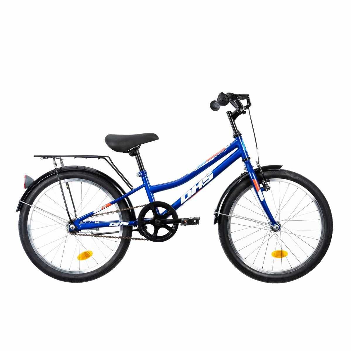 Bicicleta DHS, 20 inch, Albastru