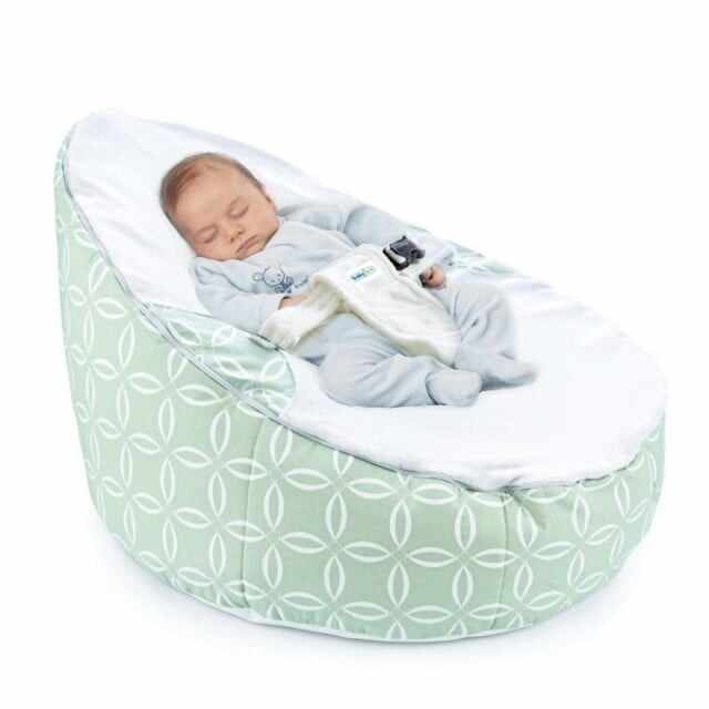 Fotoliu pentru bebelusi cu ham de siguranta Baby Bean Bed, Diverse culori