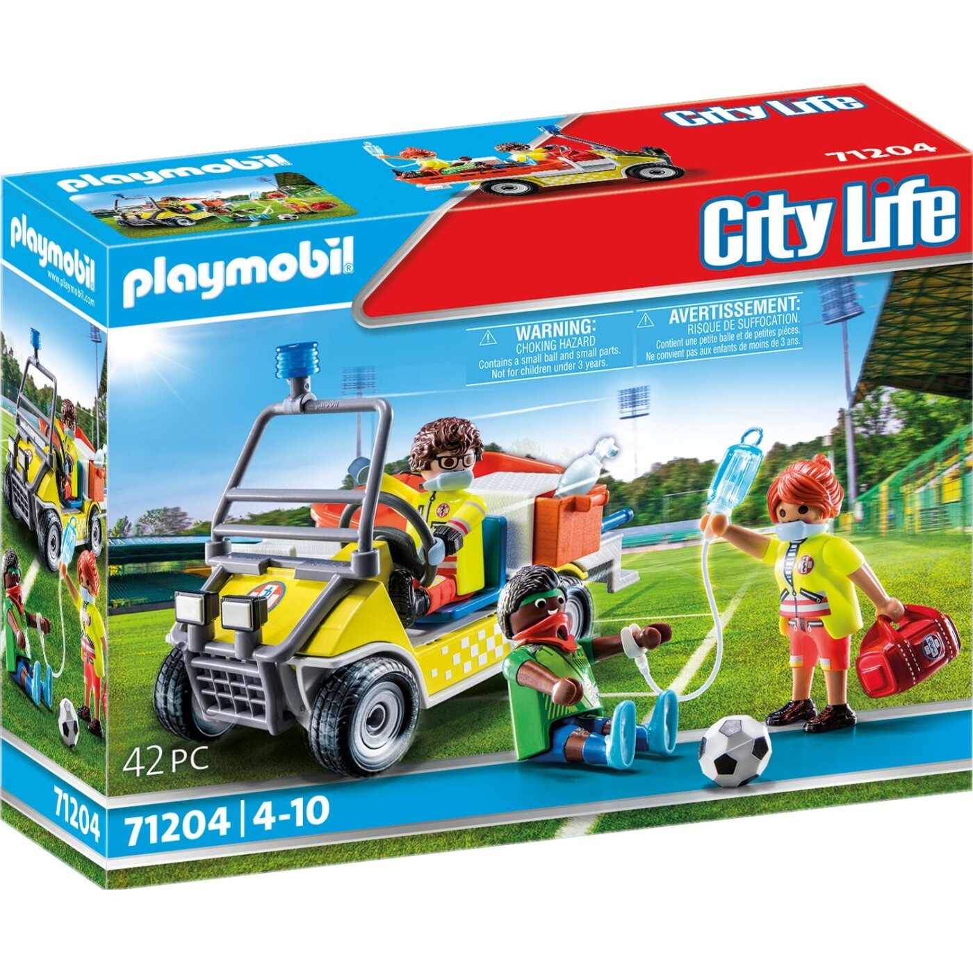 Set de joaca - City Life - Vehicul galben de salvare | Playmobil