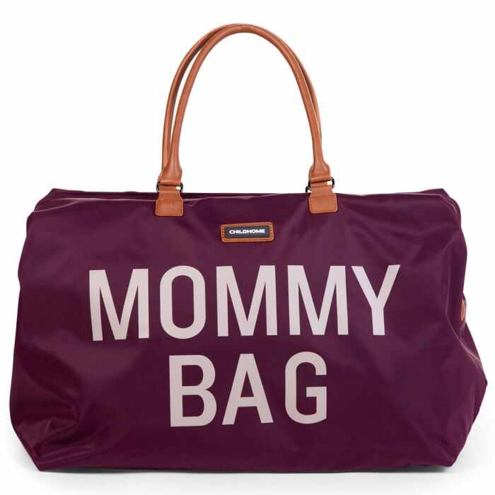 Geanta de infasat Childhome Mommy Bag Visiniu