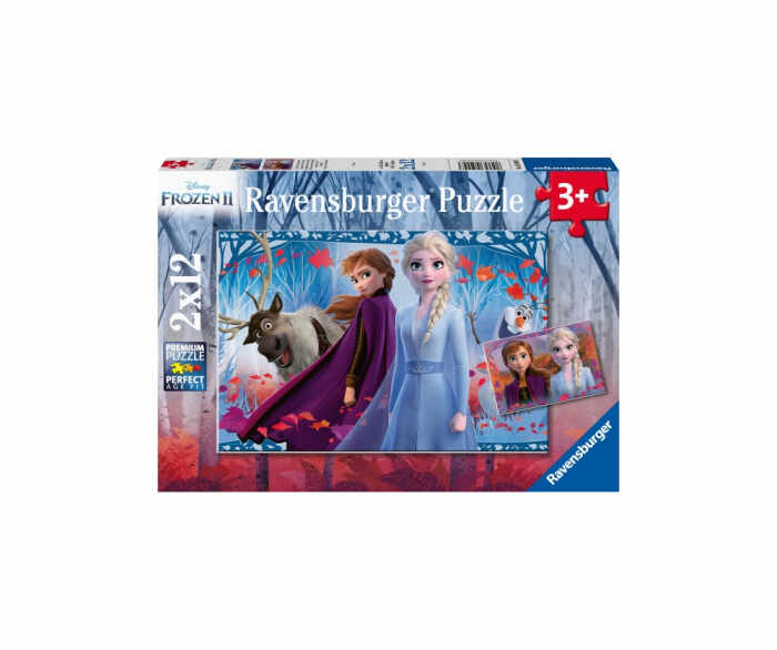 Puzzle Ravensburger Frozen II, 2X12 Piese