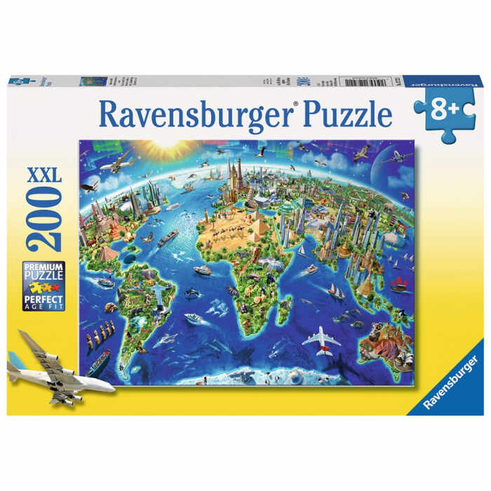 Puzzle Ravensburger XXL - Harta Lumii