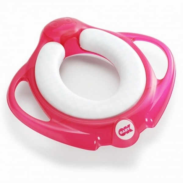 Reductor toaleta Pinguo Soft - OK Baby - roz inchis