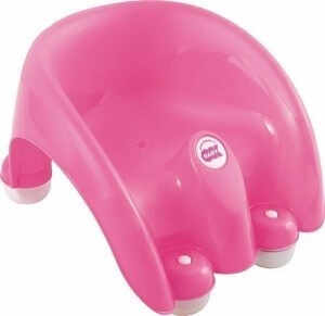 Suport ergonomic Pouf - OK Baby - roz inchis