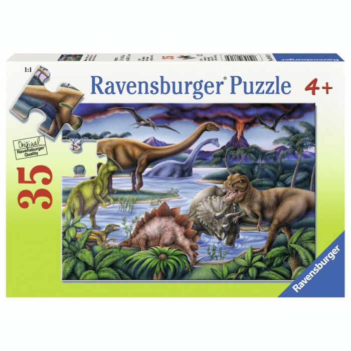 Puzzle Ravensburger - Dinozauri 35 piese