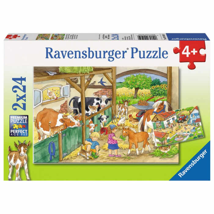 Puzzle Ravensburger - O Zi la Ferma