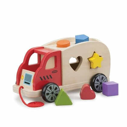 Camion Shape Sorter cu 6 forme New Classic Toys